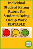 Individual Student Rating Rubric for Group Work or Project