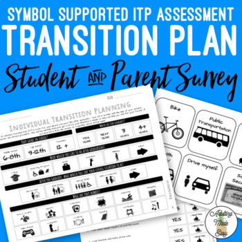 Preview of Transition Plan (ITP) Symbol Supported Student & Parent Survey