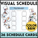 Visual Schedule for Autism: Picture Schedule for PreK, Kin
