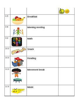 Individual schedule by MILDRED L | Teachers Pay Teachers