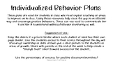 Individualized Behavior Plans
