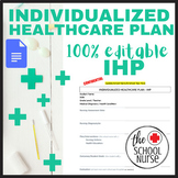 Individualized Healthcare Plan- Editable Google Docs