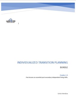 Preview of Individualized Transition Planning (ITP) - Independent Living Skills Credits 1-5