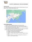 Indonesia and China Comparison Lesson Geography  TWM