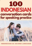 Indonesian Conversation Cards for Speaking Practice
