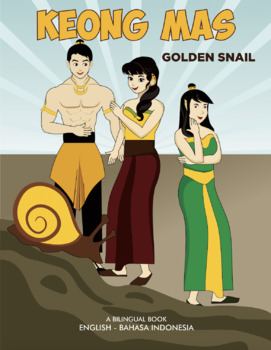 Preview of Indonesian English bilingual books series: Keong Mas (and Worksheets)