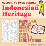 Indonesian Heritage Colouring Book (Buku Mewarnai Warisan 