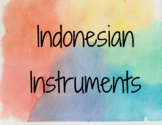 Indonesian Instruments Posters