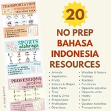 Indonesian Worksheets Teaching Resources Teachers Pay Teachers