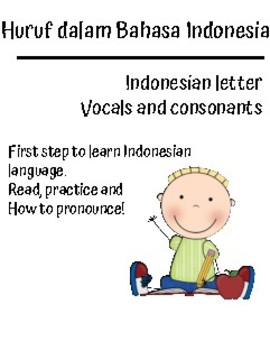 Preview of Indonesian letter, how to pronounce