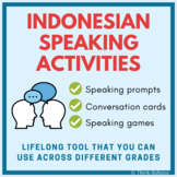 Indonesian speaking activities bundle