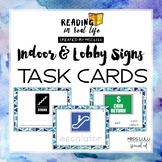 Indoor & Lobby Environmental Sign Task Cards