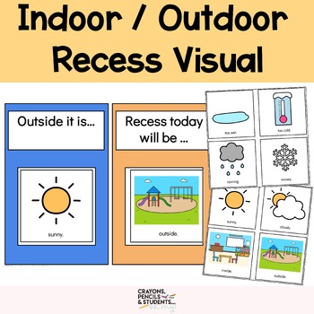 Preview of Indoor Outdoor Recess Visual