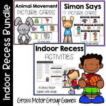 Preview of Indoor Recess Activities for Preschool Bundle