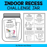 Indoor Recess Activities Jar