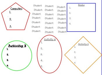 Preview of Indoor Recess Flipchart