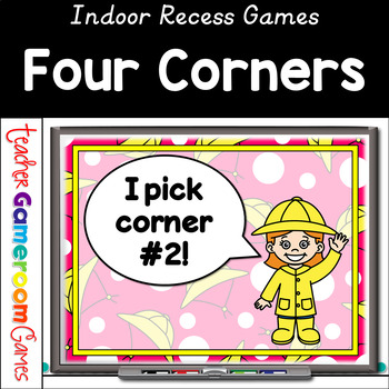 Preview of Four Corners Indoor Recess Game