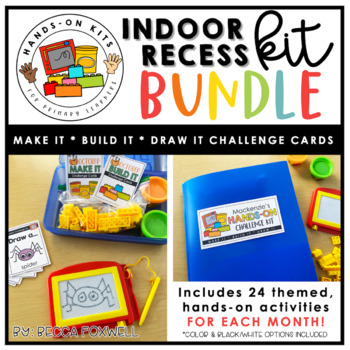 Preview of Indoor Recess Kit BUNDLE | Hands-On Activities | Morning Work | Fast Finishers