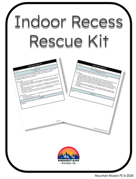Preview of Physical Education & Daily Physical Activity: Warm up & Indoor Recess Rescue Kit