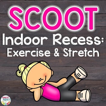 Preview of Indoor Recess Scoot Game | Task Cards