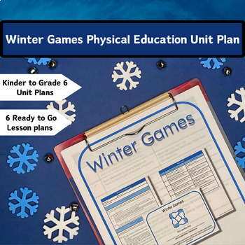 Preview of Indoor Winter Games in Physical Education (Kinder to Gr. 6) - Cooperative Unit