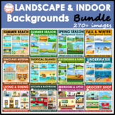 Indoor and Landscape Outdoor Background Scenes Mega Bundle