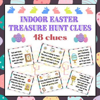 Preview of Indoor spring treasure hunt brain breaks fun reading activities primary 4th 5th