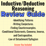 Inductive/Deductive Reasoning Review Study Guide/Laws of L
