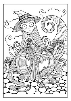 40 Free Halloween Coloring Pages for Kids and Adults - Prudent