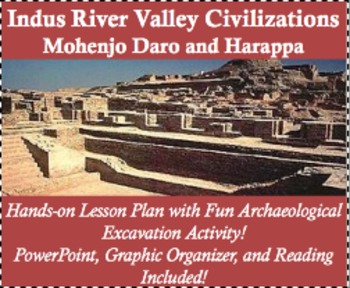 Preview of Indus River Valley Civilization Lesson Plan - Mohenjo Daro and Harappa
