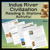 Indus River Valley Civilization Reading & Stations Activit