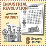 THE INDUSTRIAL REVOLUTION Word Search Puzzle Worksheet Activity
