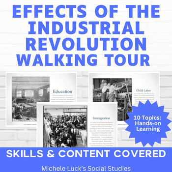 Preview of Industrial Revolution Activities | Effects of Revolution Project or Walking Tour