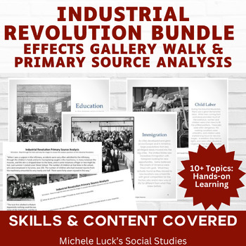 Preview of Industrial Revolution BUNDLE - Effects Gallery Walk & Primary Source Analysis