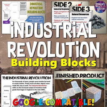 Preview of Industrial Revolution Building Block Lesson Activity & Project