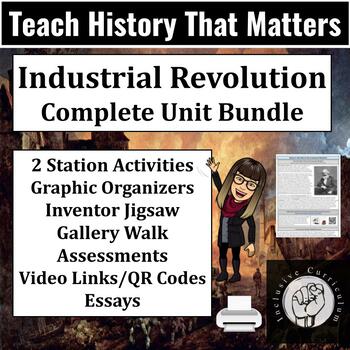 Preview of Industrial Revolution Bundle: Activities, Graphic Organizers, Cooperative Work