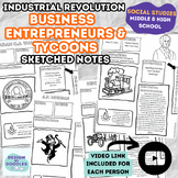 Industrial Revolution Business Entrepreneurs & Tycoons SKE