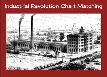 Preview of Industrial Revolution Chart Matching Activity
