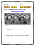Industrial Revolution Child Labor in America - Webquest with Key