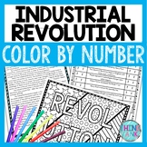 Industrial Revolution Color by Number, Reading Passage and