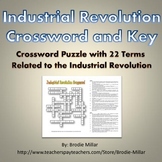 Industrial Revolution - Crossword Puzzle and Key (22 Terms