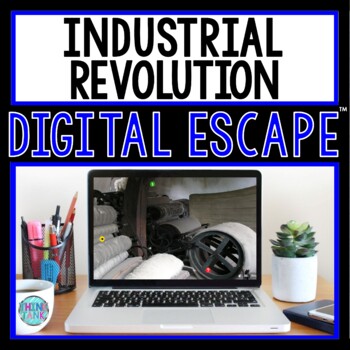 Preview of Industrial Revolution DIGITAL ESCAPE ROOM for Google Drive® | Distance Learning
