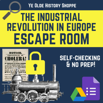 Preview of Industrial Revolution - Digital Escape Room - AP Euro & World History