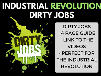 Preview of Industrial Revolution Dirty Jobs Video Guide