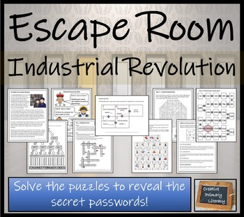 Preview of Industrial Revolution Escape Room Activity