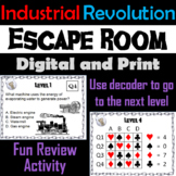 Industrial Revolution Activity Escape Room (History & Inve