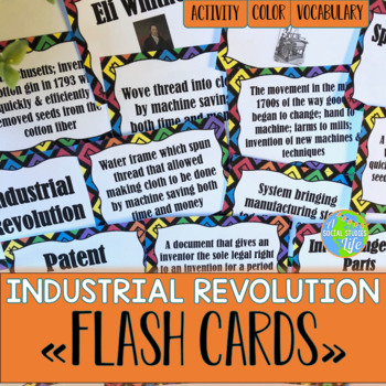 Preview of Industrial Revolution Flash Cards