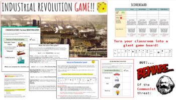 Preview of Industrial Revolution Game - Student favorite! 