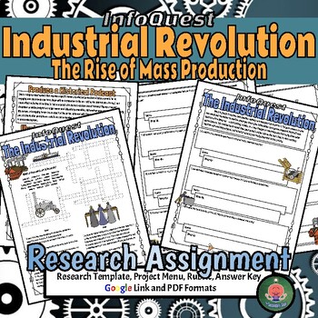 Preview of Industrial Revolution Group Research Assignment/Project