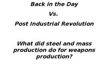 Preview of Industrial Revolution: How steel production changed weapons development